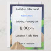 Aztec Pyramid Einladung (Rückseite)