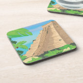 Aztec Pyramid Getränkeuntersetzer (Linke Seite)