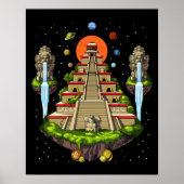 Aztec Pyramid Island Poster (Vorne)