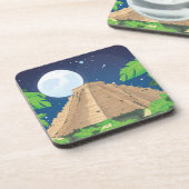 Aztec Pyramid Untersetzer (Linke Seite)