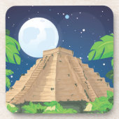 Aztec Pyramid Untersetzer (Vorderseite)