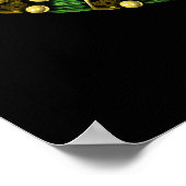 Aztec Quetzalcoatl Jaguar Poster (Ecke)