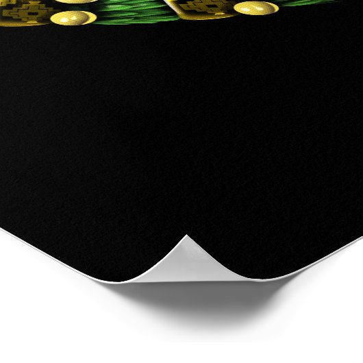 Aztec Quetzalcoatl Jaguar Poster (Ecke)