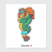Aztec Quetzalcoatl Sticker (Blatt)