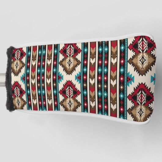 Aztec Red Golf Headcover (Vorderseite)