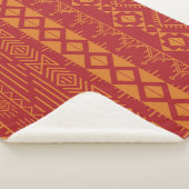 Aztec Retro: Vintages Musterdesign. Sherpadecke (3/4)