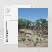 Aztec Ruins III Postkarte (Vorne/Hinten)