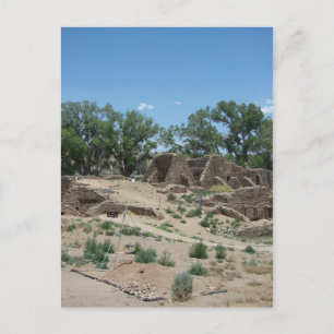 Aztec Ruins III Postkarte