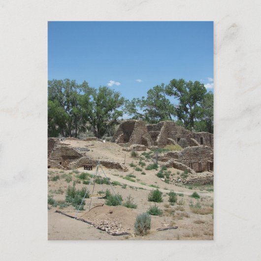 Aztec Ruins III Postkarte (Vorderseite)