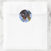 AZTEC RUNDER AUFKLEBER (Tasche)
