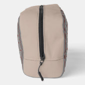 Aztec Rust Cream Brown Gray Mixed Motifs V Muster Waschbeutel (Rechts)