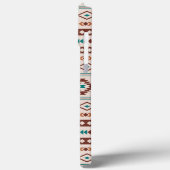 Aztec Rusts Aquamarines Cream Mixed Motifs-Muster Case-Mate iPhone Hülle (Rückseite / Links)
