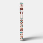 Aztec Rusts Aquamarines Cream Mixed Motifs-Muster Case-Mate iPhone Hülle (Rückseite / Links)