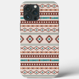 Aztec Rusts Aquamarines Cream Mixed Motifs-Muster Case-Mate iPhone Hülle