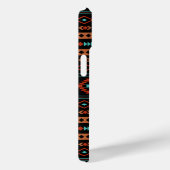 Aztec Rusts Aquamarines Schwarz Mixed Motifs-Muste Case-Mate iPhone Hülle (Rückseite / Rechts)