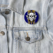 Aztec-Schädel Button (Beispiel)