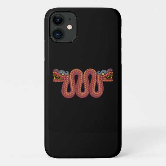 Aztec-Schlange Case-Mate iPhone Hülle (Rückseite)