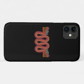 Aztec-Schlange Case-Mate iPhone Hülle (Rückseite (Horizontal))