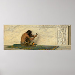 Aztec Sculptor - de Forest Bush Fine Art Poster