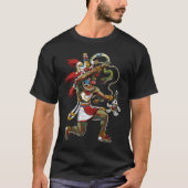 Aztec Serpent God Quetzalcoatl T-Shirt (Vorderseite)