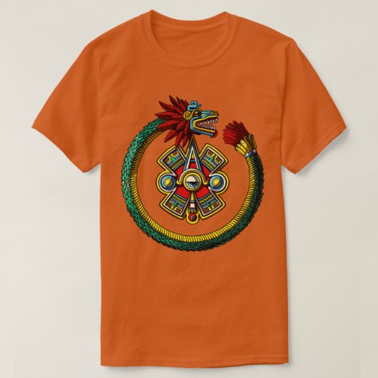 Aztec Serpent Ouroboros T-Shirt (Design vorne)