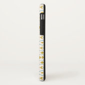 Aztec Shapes Muster Aquamarine Goldcreme Case-Mate iPhone Hülle (Hinten/Links)