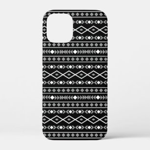 Aztec Shapes Muster Weiß Grau Schwarz Case-Mate iPhone Hülle
