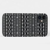 Aztec Shapes Muster Weiß Grau Schwarz Case-Mate iPhone Hülle (Rückseite (Horizontal))