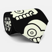 Aztec Skull-Krawatte Krawatte (Gerollt)