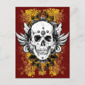 Aztec-Skull Postkarte (Vorderseite)