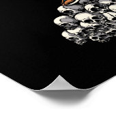 Aztec Skull Warrior Poster (Ecke)