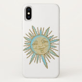 Aztec Smiling Sun-Gesicht | TelefonCase Case-Mate iPhone Hülle (Rückseite)
