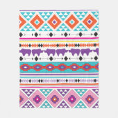 Aztec South West Pattern Fleecedecke (Vorderseite)