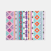 Aztec South West Pattern Fleecedecke (Vorderseite (Horizontal))