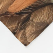 Aztec Southwestern Tribal Feathers Fleecedecke (Ecke)