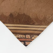 Aztec Southwestern Tribal Feathers Fleecedecke (Ecke)
