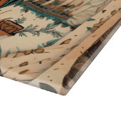 Aztec Southwestern Tribal Feathers Schneidebrett (Ecke)