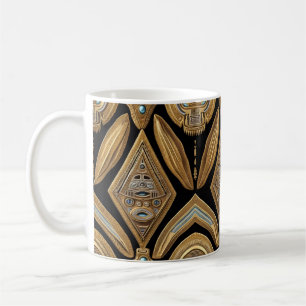 Aztec Stellar Symmetrie: Kosmisches Muster Kaffeetasse