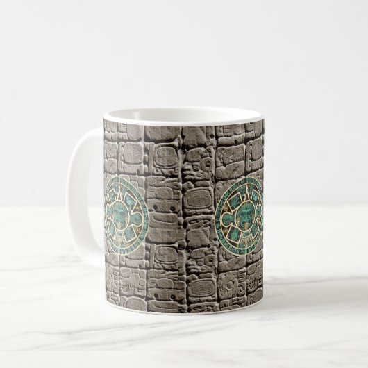 Aztec Stone Blue Tasse (Vorderseite Links)