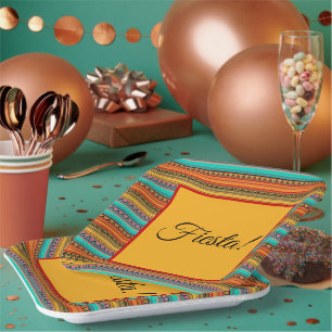 Aztec Streifen "Fiesta" Teller