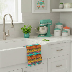 Aztec-Streifen-Küchentuch Geschirrtuch