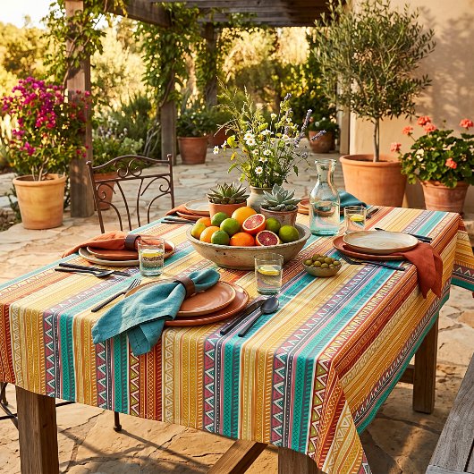 Aztec Streifen tableclout Tischdecke
