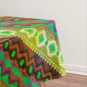 Aztec Style Green Brown Tan Tischdecke (Beispiel)