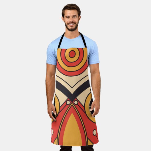 Aztec Style Tribal Schürze (Getragen)