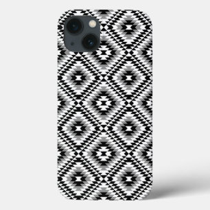 Aztec Stylized BW+Gray Symbol Pattern Case-Mate iPhone Hülle