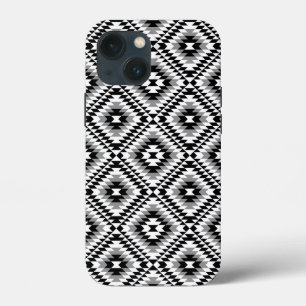 Aztec Stylized BW+Gray Symbol Pattern Case-Mate iPhone Hülle
