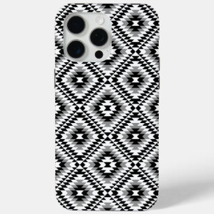 Aztec Stylized BW+Gray Symbol Pattern Case-Mate iPhone Hülle
