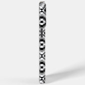 Aztec Stylized BW+Gray Symbol Pattern Case-Mate iPhone Hülle (Rückseite / Rechts)