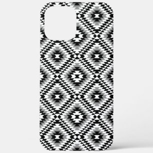 Aztec Stylized BW+Gray Symbol Pattern Case-Mate iPhone Hülle