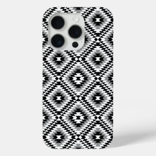 Aztec Stylized BW+Gray Symbol Pattern Case-Mate iPhone Hülle